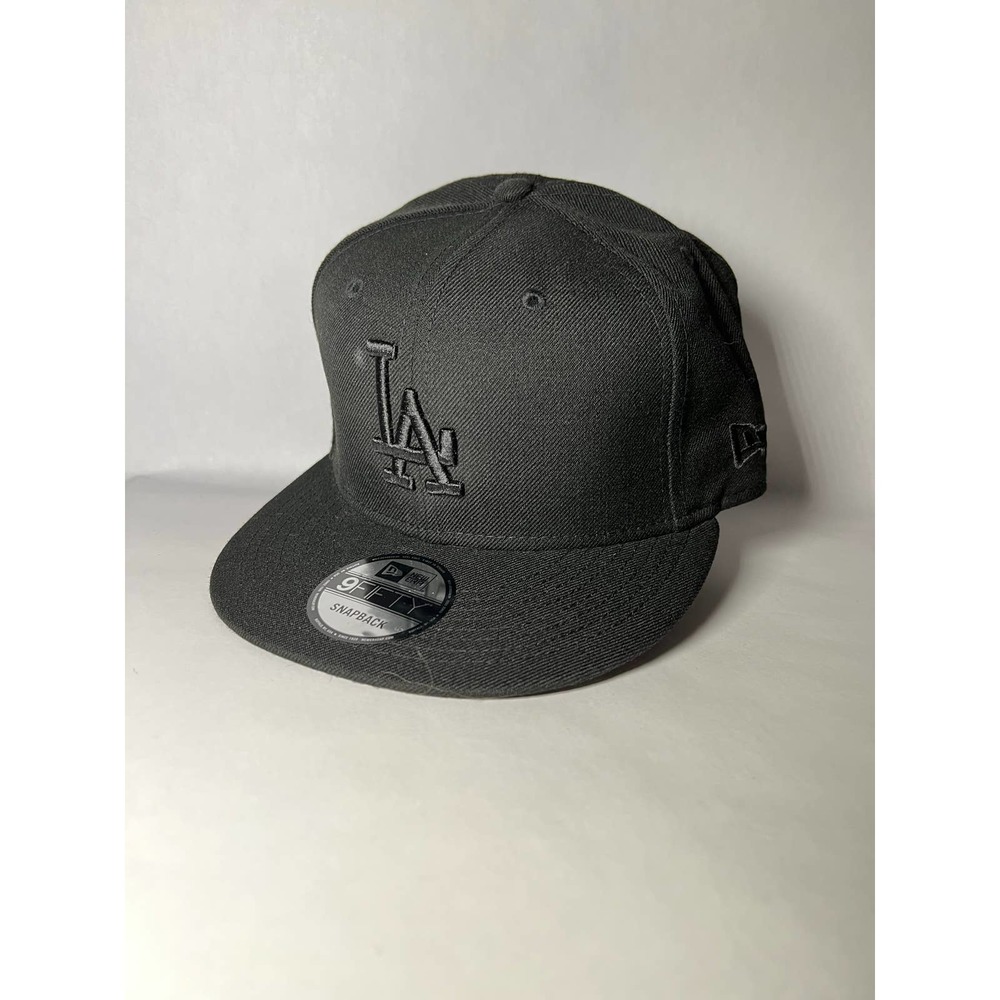 Los Angeles Dodgers MLB New Era 9FIFTY All Black Cap Snapback Custom